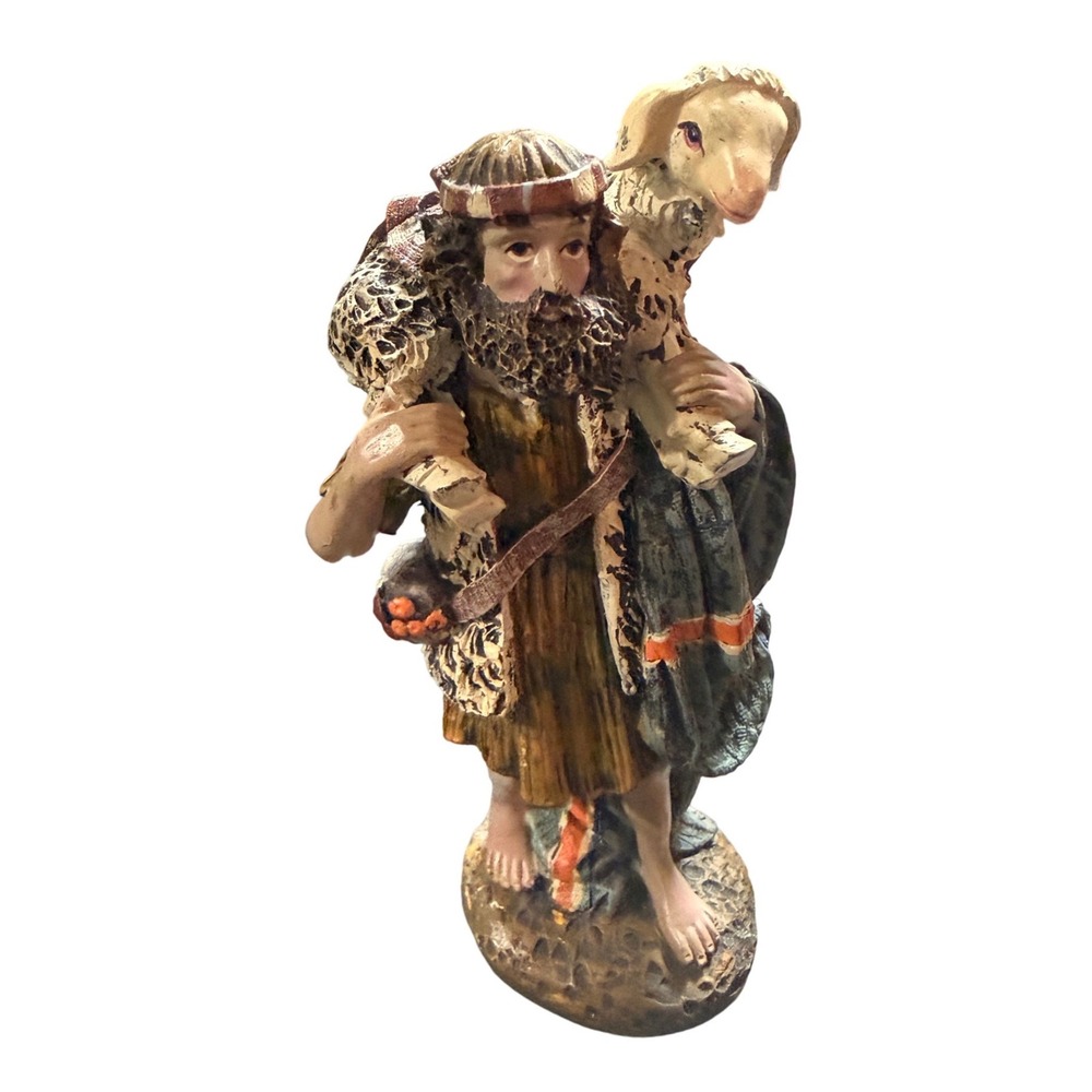 Vintage Nativity Figurines Set of 5 Hand Painted Resin Christmas Décor‎ - Picture 4 of 6